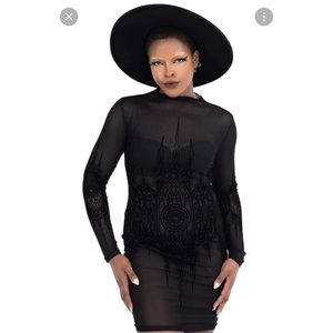 Killstar unholy matrimony mesh dress size 3xl